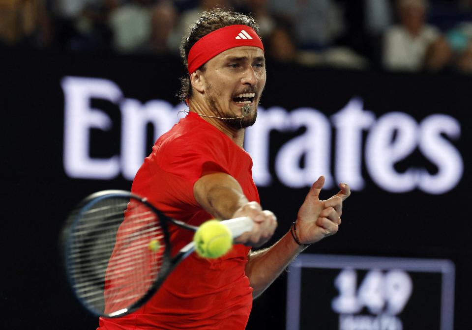 澳网逆转法网，兹维列夫高光表现