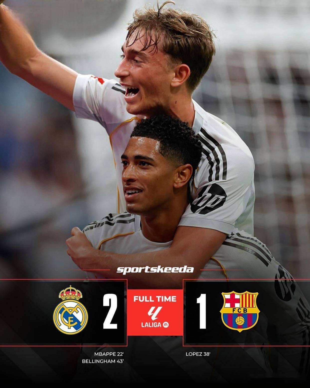 皇马力克巴萨，萨内关键制胜