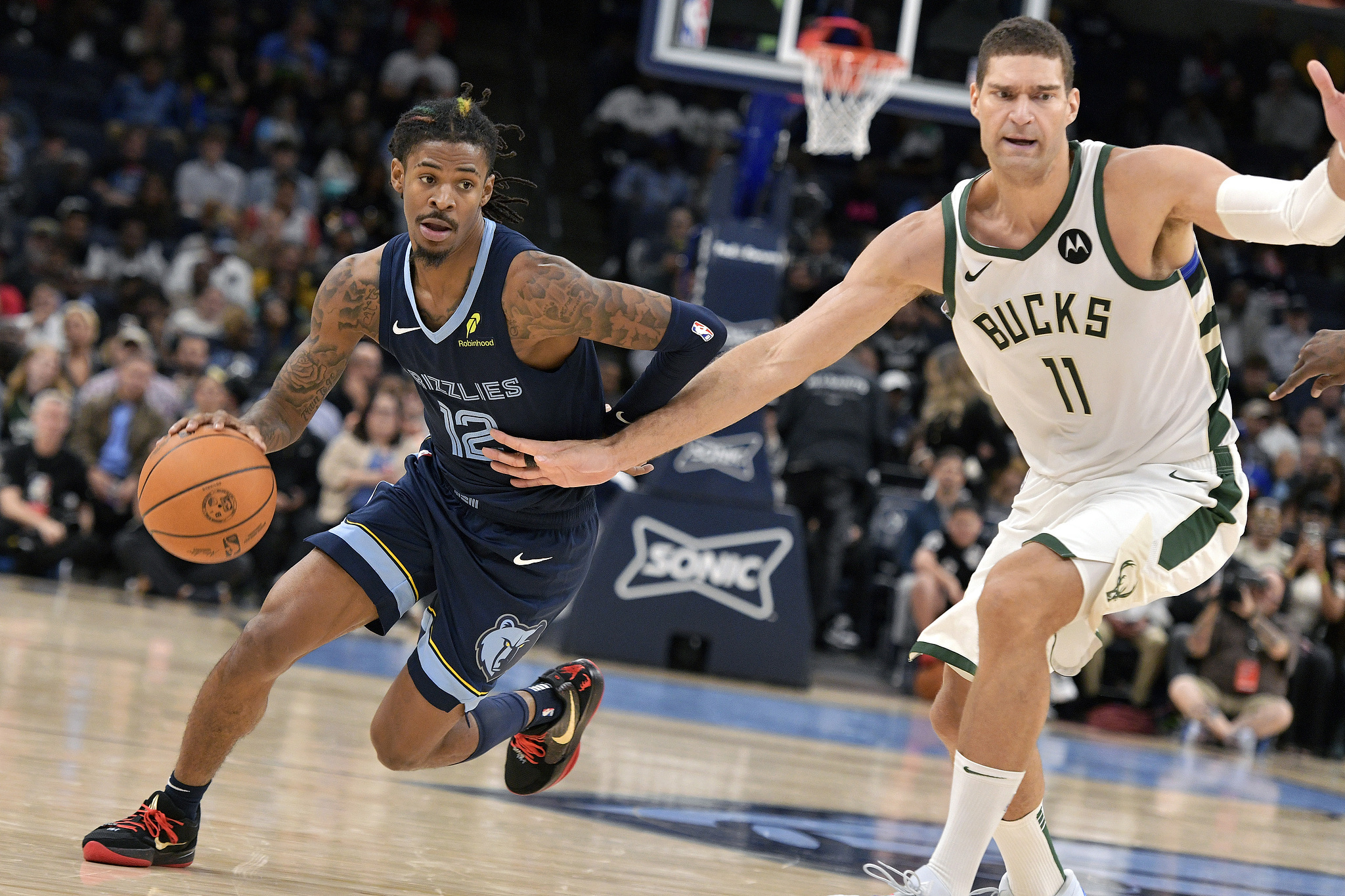 灰熊力克北京队，莫兰特关键制胜